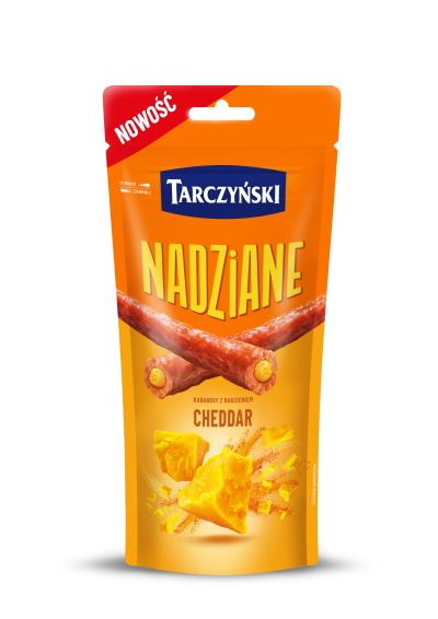 Kabanosy nadziane Cheddar